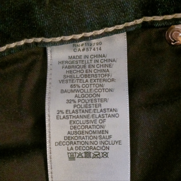 True Religion Halle mid rise super skinny jeans.  Size 28. - Picture 12 of 12